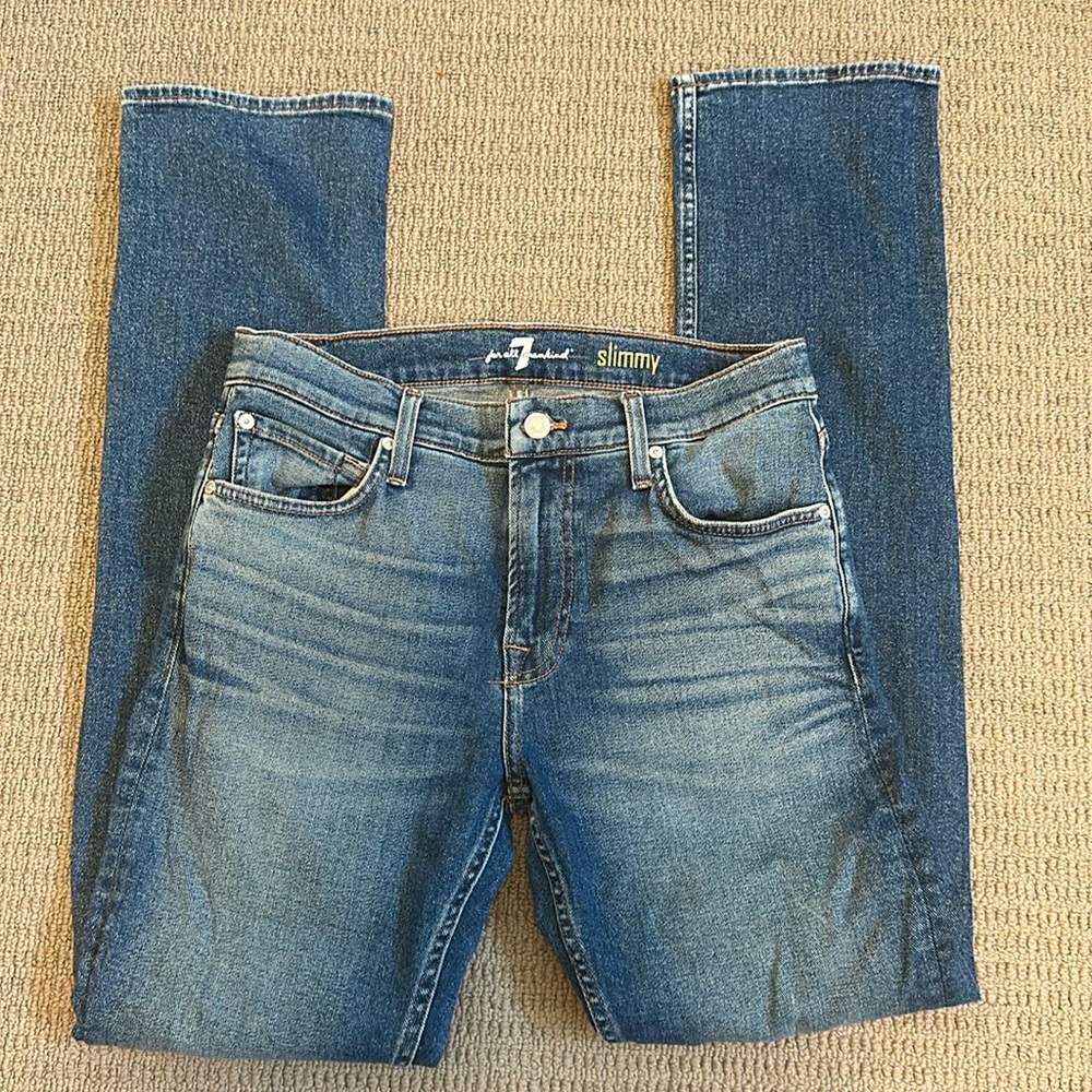7 for all mankind men’s jeans slimmy size 29